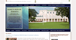 Desktop Screenshot of kingshouse.gov.jm